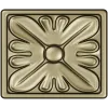 Square Floral Rosette STL for CNC Routing