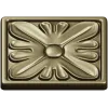 Square Floral Rosette STL for CNC Routing