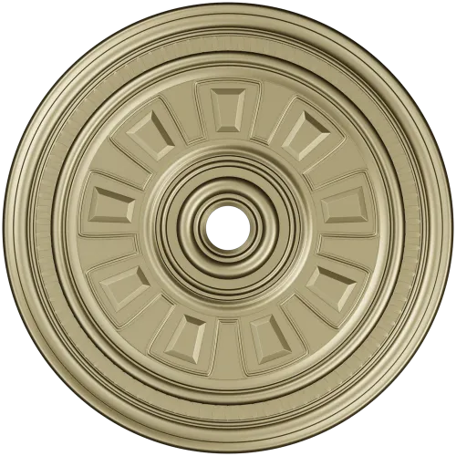 Ceiling Rosette STL - Classical Sunburst Medallion
