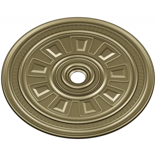 Ceiling Rosette STL - Classical Sunburst Medallion