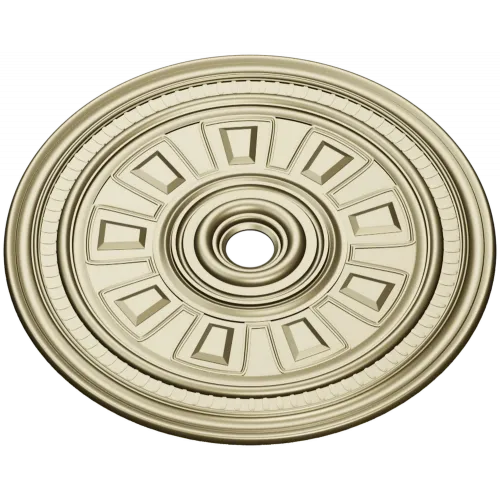 Ceiling Rosette STL - Classical Sunburst Medallion