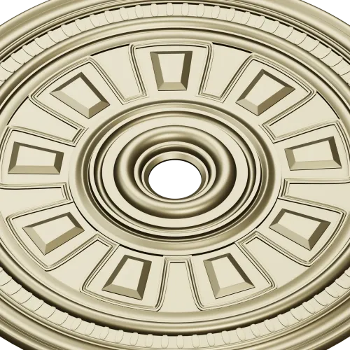 Ceiling Rosette STL - Classical Sunburst Medallion