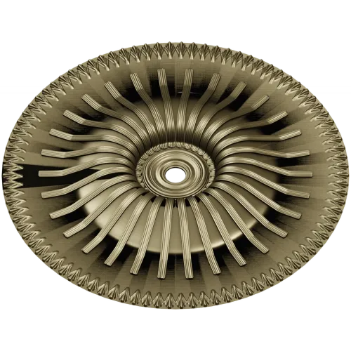 Sunray Rosette - STL 3D Model for CNC