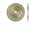 Classic Concentric Rosette STL for CNC