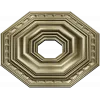 Octagonal Stepped Rosette STL for CNC