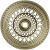 Lattice Sun Rosette - STL 3D model for CNC carving