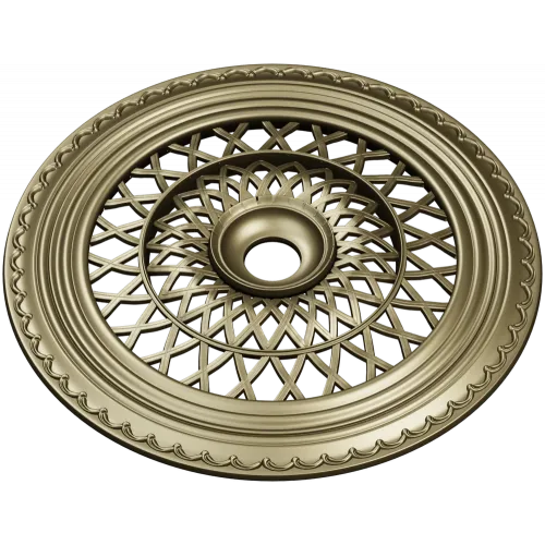 Lattice Sun Rosette - STL 3D model for CNC carving