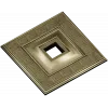 Square Meander Rosette STL for CNC