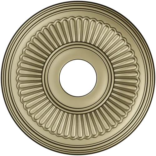Sunray Rosette - 3D STL model for CNC carving