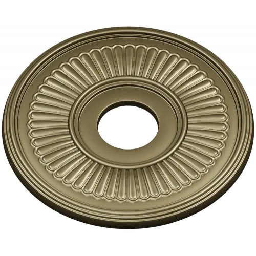 Sunray Rosette - 3D STL model for CNC carving
