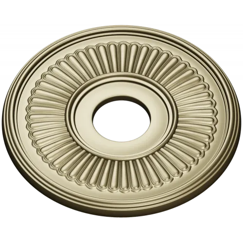Sunray Rosette - 3D STL model for CNC carving