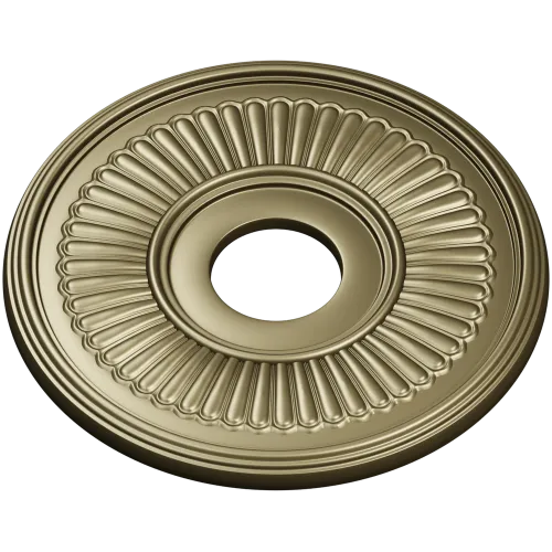 Sunray Rosette - 3D STL model for CNC carving