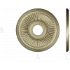 Sunray Rosette - 3D STL model for CNC carving