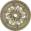 Acanthus Sun Rosette - STL 3D model for CNC milling