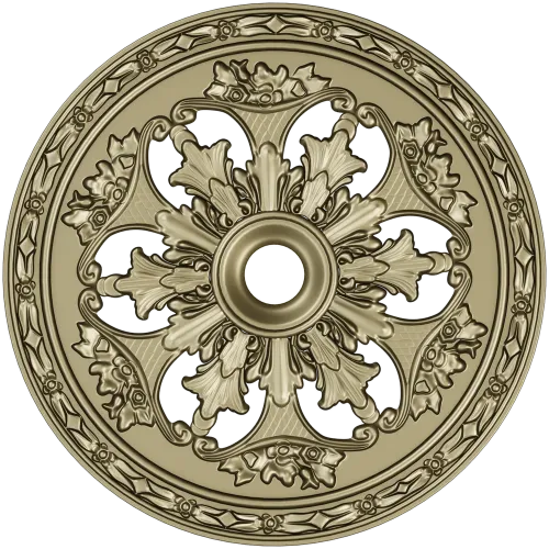 Acanthus Sun Rosette - STL 3D model for CNC milling