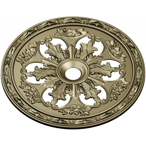 Acanthus Sun Rosette - STL 3D model for CNC milling