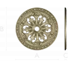 Acanthus Sun Rosette - STL 3D model for CNC milling