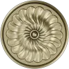 Spiral Petal Rosette - STL 3D model for CNC