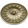 Spiral Petal Rosette - STL 3D model for CNC