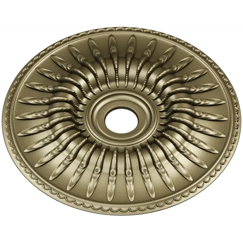Auric Sun Rosette - STL 3D model for CNC