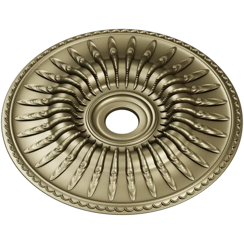 Auric Sun Rosette - STL 3D model for CNC