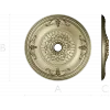 Florentine Medallion - Ceiling Rosette STL for CNC