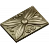Floral rosette relief STL for CNC router and ArtCAM
