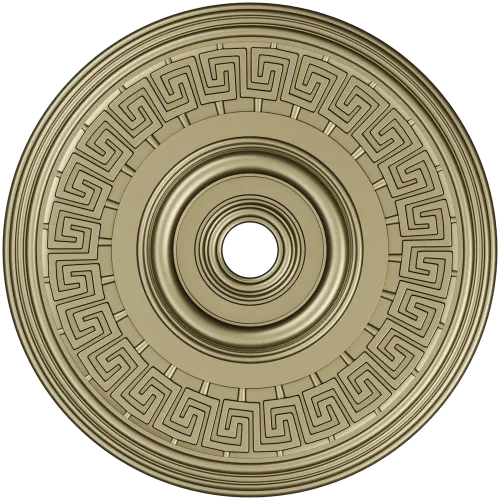 Athenian Medallion - STL 3D model rosette for CNC
