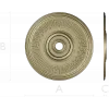 Athenian Medallion - STL 3D model rosette for CNC