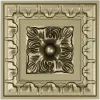 Square Floral Rosette STL for CNC Milling