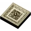Square Floral Rosette STL for CNC Milling
