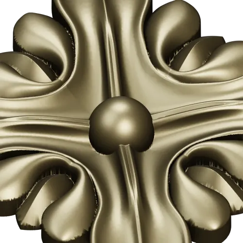 Verona Rosette - high-relief STL 3D model for CNC carving
