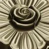 Square Rose Rosette STL for CNC