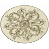 Ornate Rococo Round Rosette STL for CNC