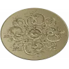 Ornate Rococo Round Rosette STL for CNC