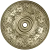 Regal Floral Ceiling Rosette - STL 3D Model for CNC