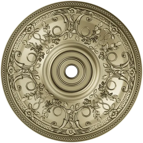 Regal Floral Ceiling Rosette - STL 3D Model for CNC