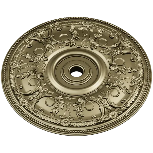 Regal Floral Ceiling Rosette - STL 3D Model for CNC