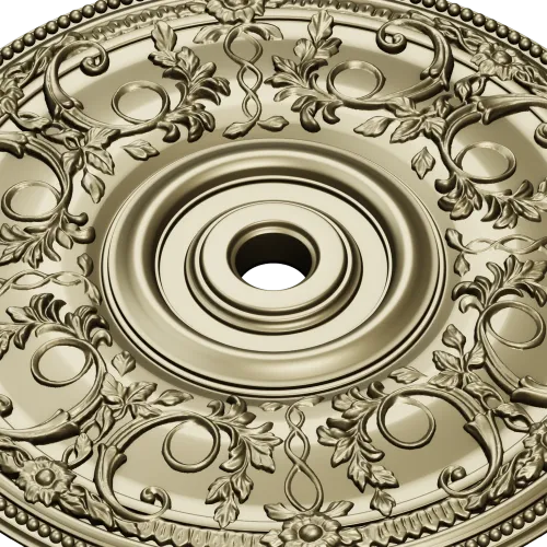 Regal Floral Ceiling Rosette - STL 3D Model for CNC