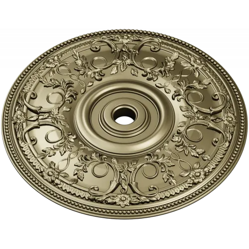 Regal Floral Ceiling Rosette - STL 3D Model for CNC