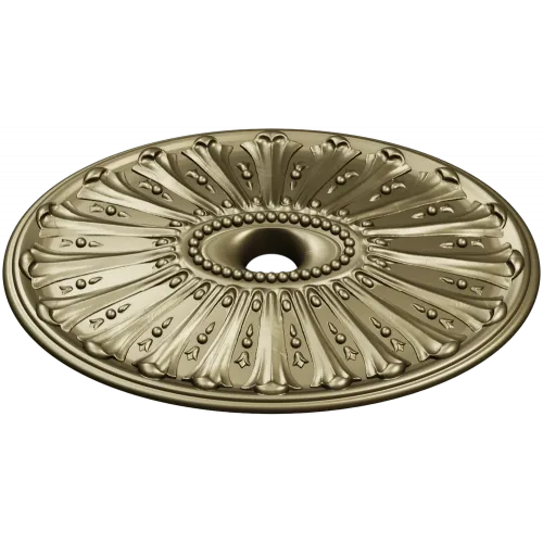 Oval Sunburst Rosette STL for CNC milling