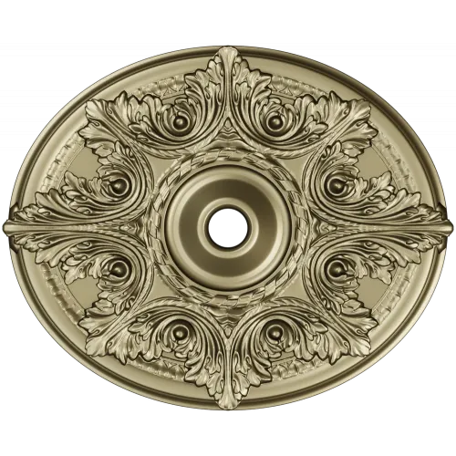 Acanthus Star Ceiling Rosette - STL 3D model for CNC