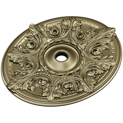 Acanthus Star Ceiling Rosette - STL 3D model for CNC