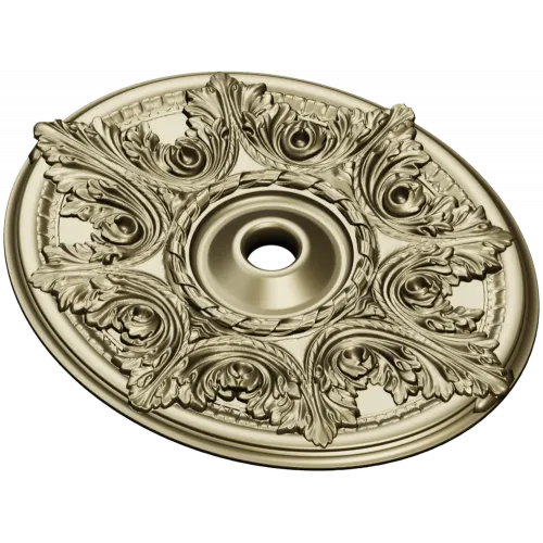 Acanthus Star Ceiling Rosette - STL 3D model for CNC