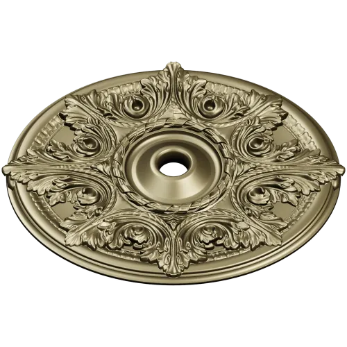 Acanthus Star Ceiling Rosette - STL 3D model for CNC