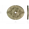 Acanthus Star Ceiling Rosette - STL 3D model for CNC