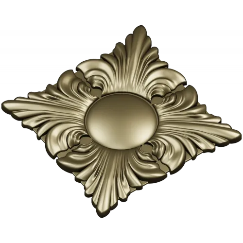Classic Acanthus Rosette STL for CNC Milling