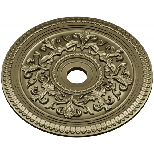 Ornamental Acanthus Ceiling Rosette STL for CNC