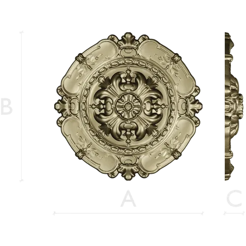 Imperial Acanthus Rosette STL