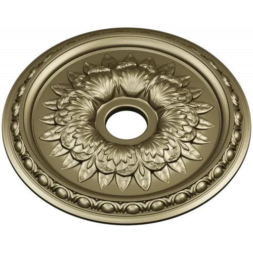 Ornamental Floral Ceiling Rosette STL for CNC